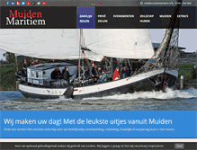 Tablet Screenshot of muidenmaritiem.nl